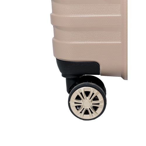 Чемодан маленький S под ручную кладь Snowball 43803 полипропилен Шампань