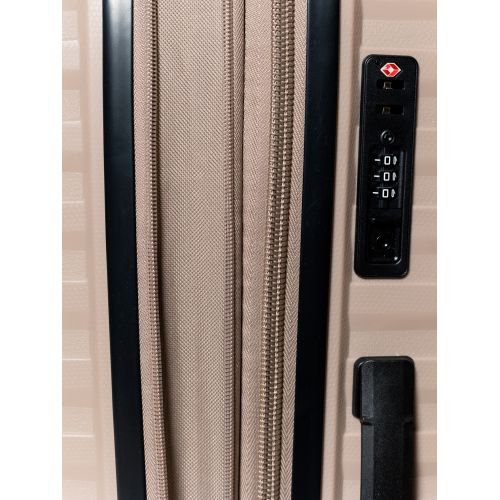 Чемодан маленький S под ручную кладь Snowball 43803 полипропилен Шампань