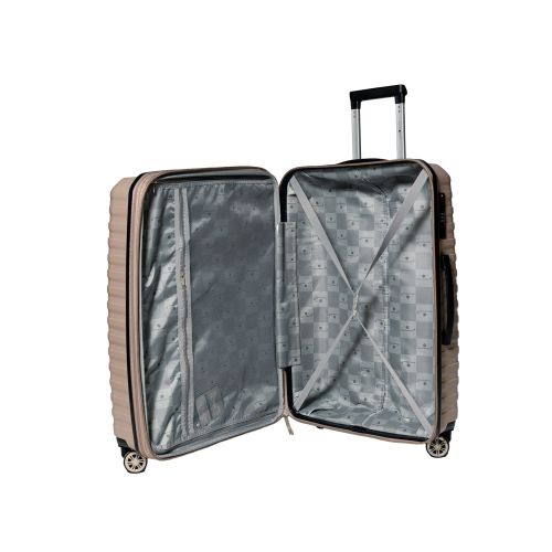 Чемодан маленький S под ручную кладь Snowball 43803 полипропилен Шампань