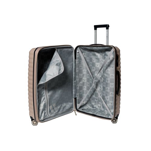 Чемодан большой L Snowball 43803 полипропилен Шампань