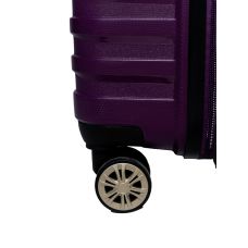 Чемодан маленький S под ручную кладь Snowball 43803 полипропилен Фиолетовый