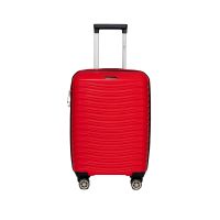 Чемодан маленький S под ручную кладь Snowball 43803 полипропилен Красный