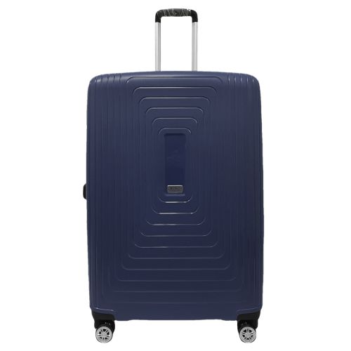 Чемодан большой L Airtex 241 полипропилен Тёмно-синий