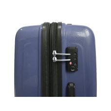 Чемодан большой L Airteх 241 полипропилен Тёмно-синий