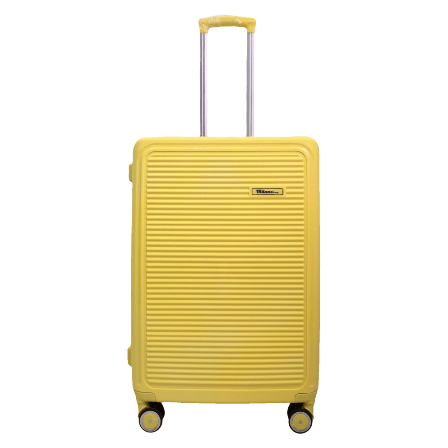 Чемодан средний M Milano bag 024 полипропилен Желтый
