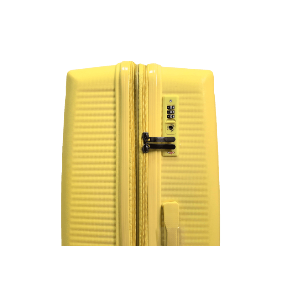 Чемодан средний M Milano bag 024 полипропилен Желтый