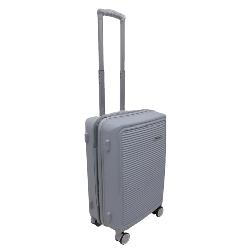 Чемодан маленький S ручная кладь Milano bag 024 полипропилен Серебряный