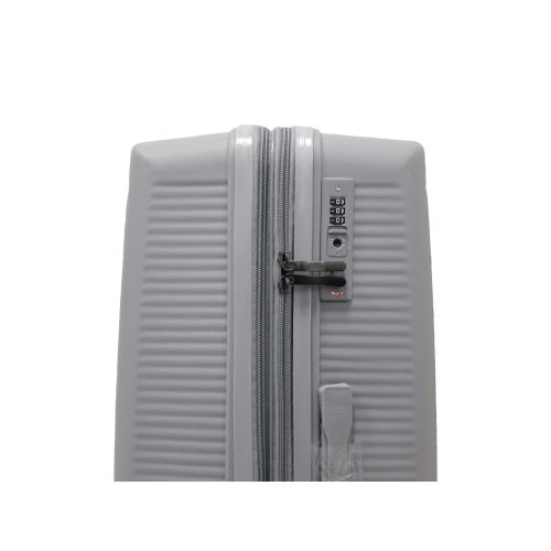 Чемодан маленький S ручная кладь Milano bag 024 полипропилен Серебряный