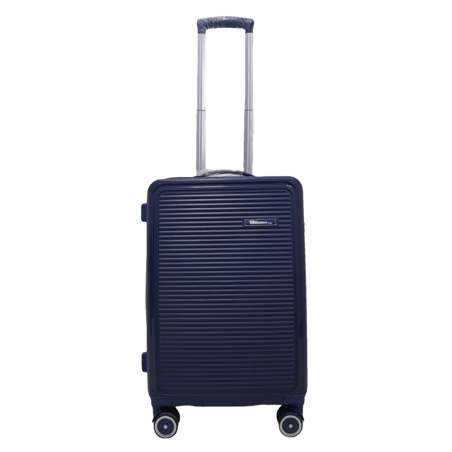 Чемодан маленький S ручная кладь Milano bag 024 полипропилен Тёмно-синий