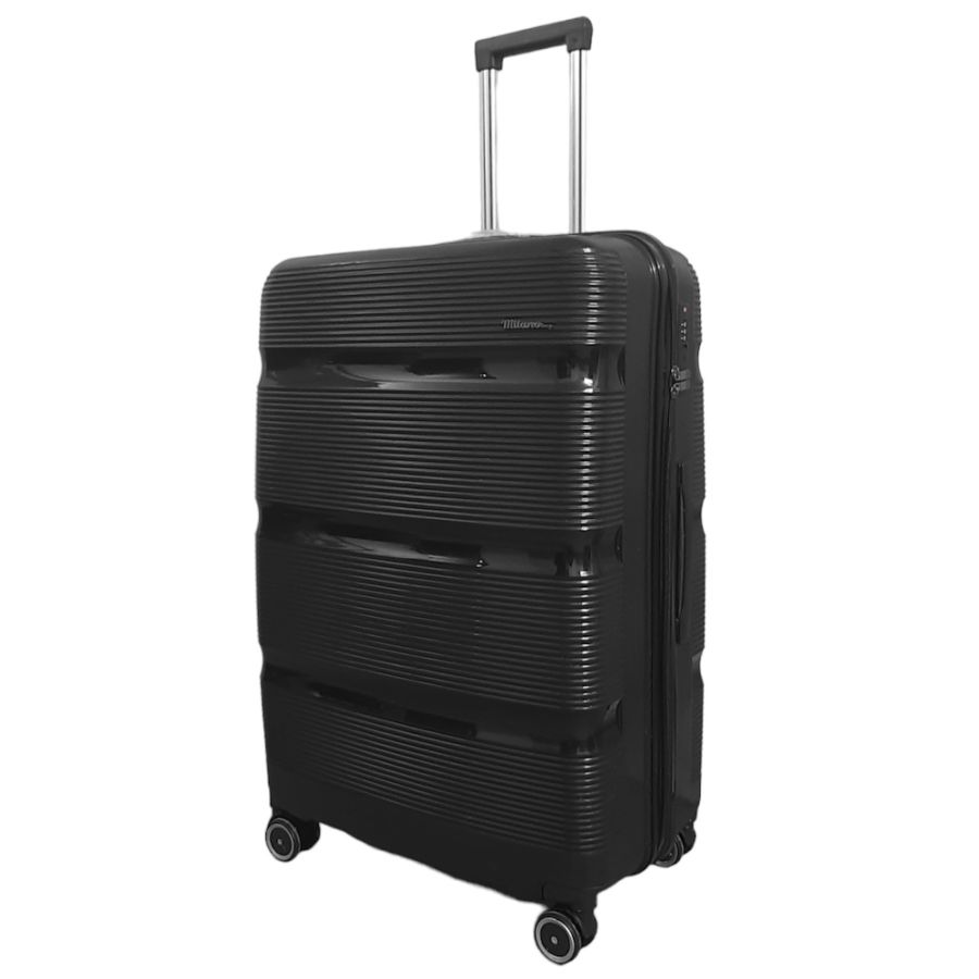 Чемодан большой L Milano bag 0307 полипропилен Черный