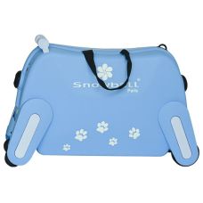 Детский чемодан маленький S Snowball 73102 Щенок полипропилен Голубой