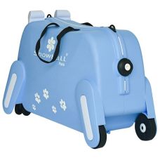 Детский чемодан маленький S Snowball 73102 Щенок полипропилен Голубой