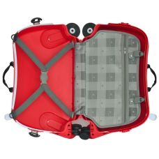 Детский чемодан маленький S Snowball 73102 Щенок полипропилен Красный