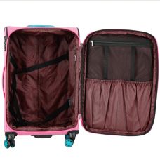 Чемодан большой L тканевый Snowball 39303 Розовый