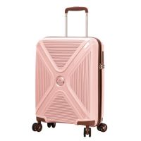 Чемодан маленький S полипропилен Snowball Розовое золото