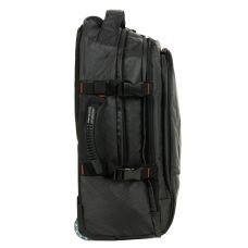 Дорожная сумка-рюкзак на колесах Airteх 560/2 53×35,5×22см S 27л Темно-серый