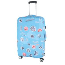 Чехол для среднего чемодана Airtex 337/LDK полиэстер M Голубой