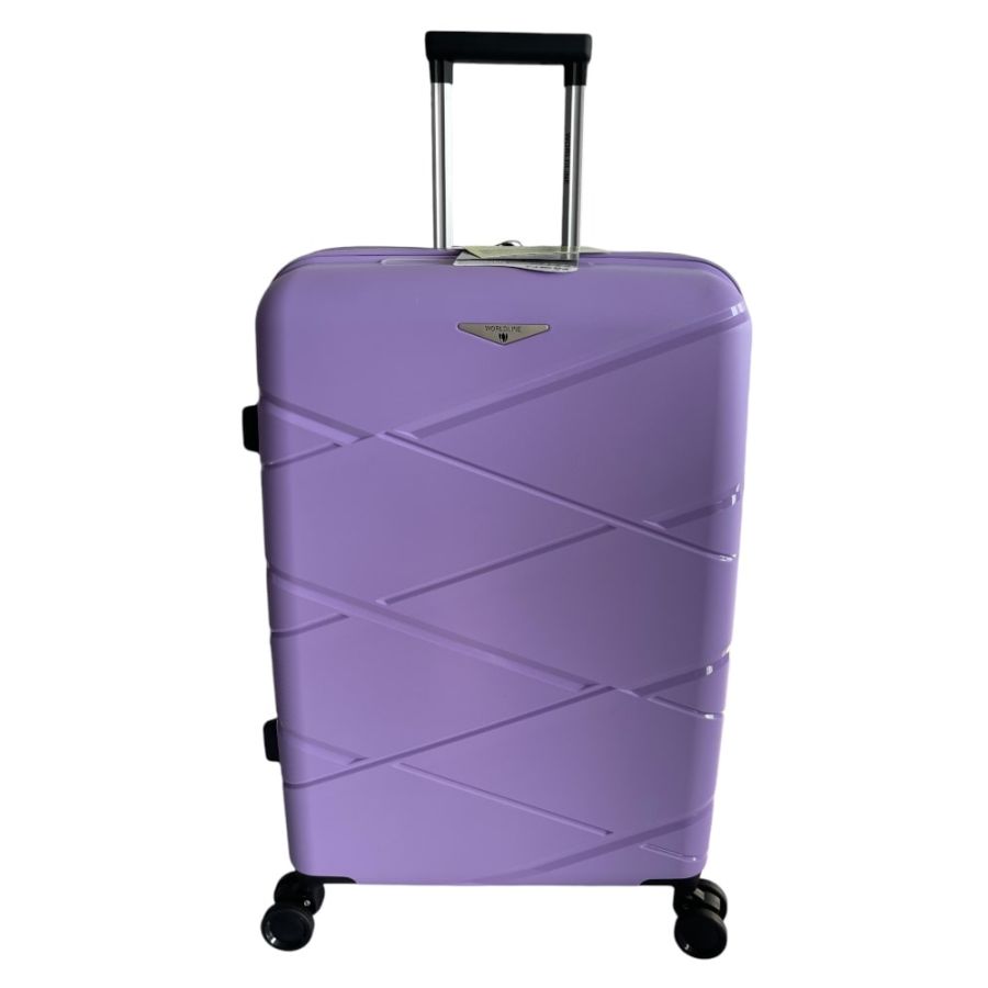 Чемодан малый S для ручной клади Worldline Airtex 289 полипропилен Сиреневый