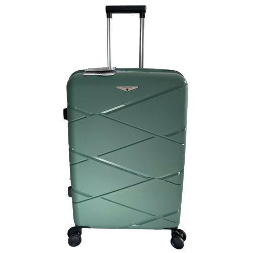 Чемодан малый S для ручной клади Worldline Airtex 289 полипропилен Зеленый