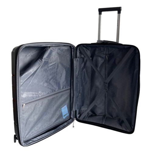 Чемодан большой L Worldline Airtex 289 полипропилен Черный