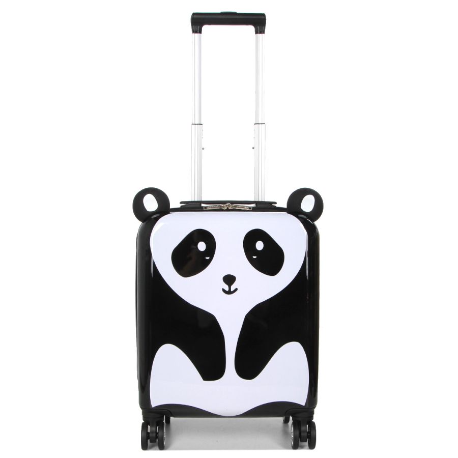 Чемодан маленький детский Madisson Snowball 32018P Panda Черно-белый