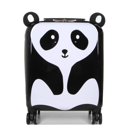 Чемодан маленький детский Madisson Snowball 32018P Panda Черно-белый