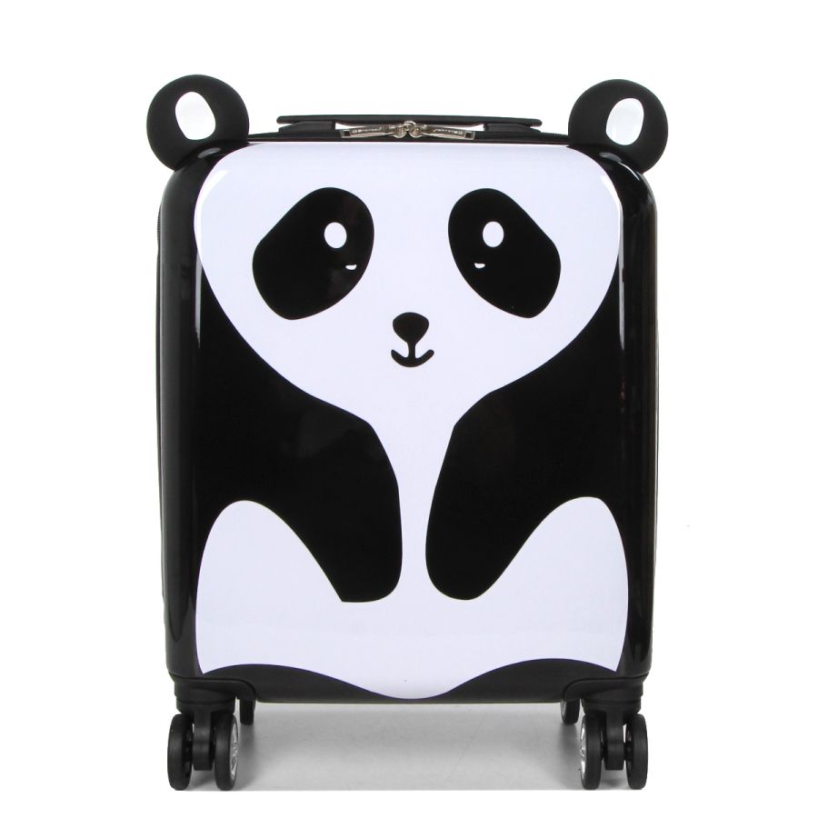 Чемодан маленький детский Madisson Snowball 32018P Panda Черно-белый
