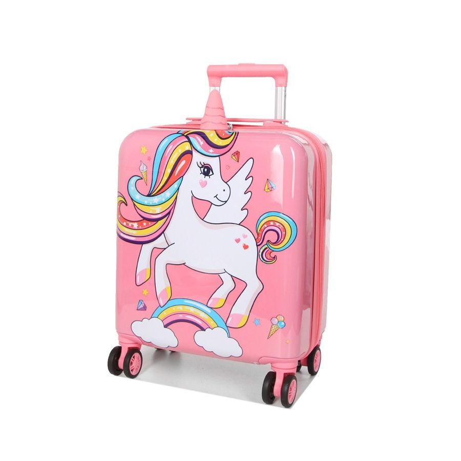Чемодан маленький детский Madisson Snowball 32018U Unicorn Розовый