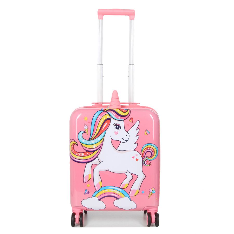 Чемодан маленький детский Madisson Snowball 32018U Unicorn Розовый