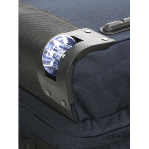 Средняя дорожная сумка на колесах Airtex 827 72л M Темно-синий