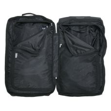 Малая дорожная сумка на колесах Airteх 827 41л ручная кладь S Чёрный