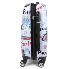 Чемодан Worldline Airteх 809/new-paris разноцветный размер маленький S