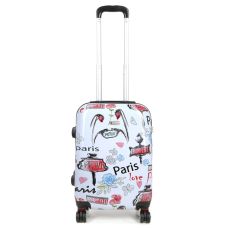 Чемодан Worldline Airteх 809/new-paris разноцветный размер маленький S
