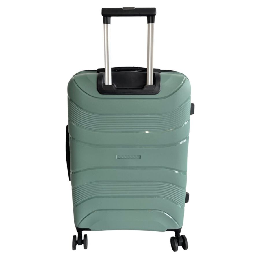 Чемодан средний (M) Worldline Airtex 288 полипропилен Салатовый