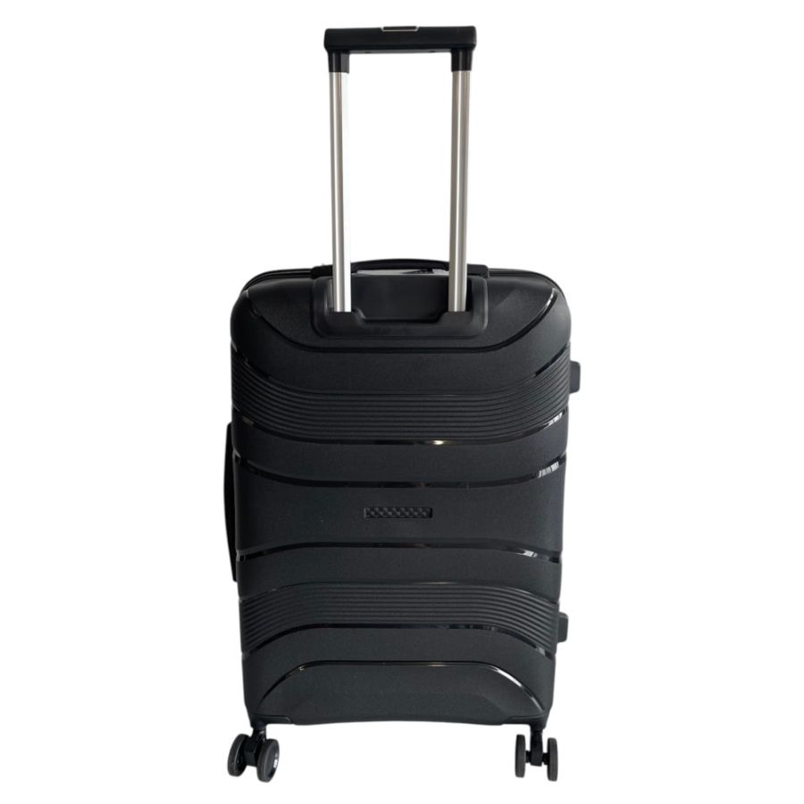 Чемодан большой (L) Worldline Airtex 288 полипропилен Черный