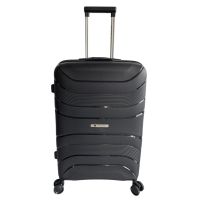 Чемодан средний (M) Worldline Airteх 288 полипропилен Черный