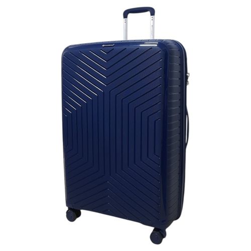 Чемодан большой (L) Snowball 20103 полипропилен Темно-синий