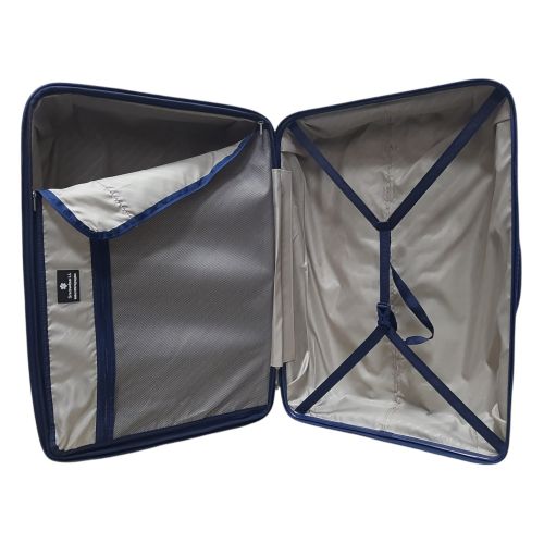 Чемодан большой (L) Snowball 20103 полипропилен Темно-синий