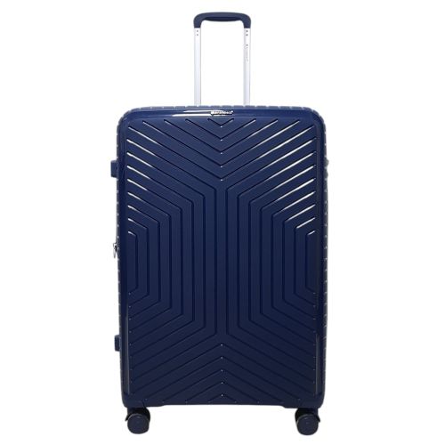 Чемодан большой (L) Snowball 20103 полипропилен Темно-синий