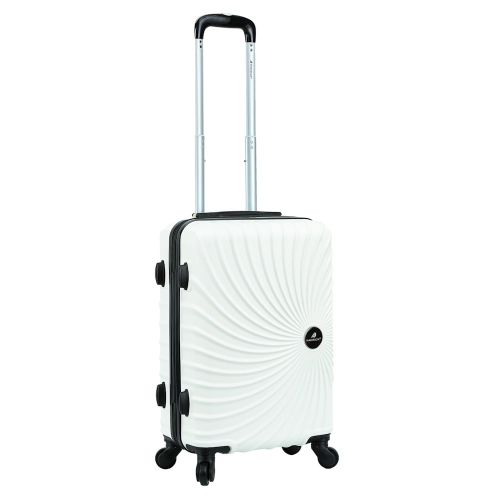 Чемодан малый для ручной клади S Madisson Snowball 44603 поликарбонат Белый