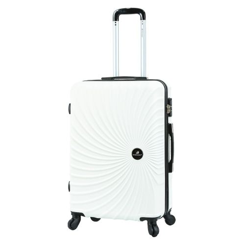 Чемодан средний M Madisson Snowball 44603 поликарбонат Белый