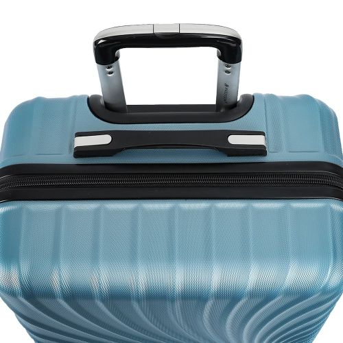 Чемодан малый для ручной клади S Madisson Snowball 44603 поликарбонат Голубой