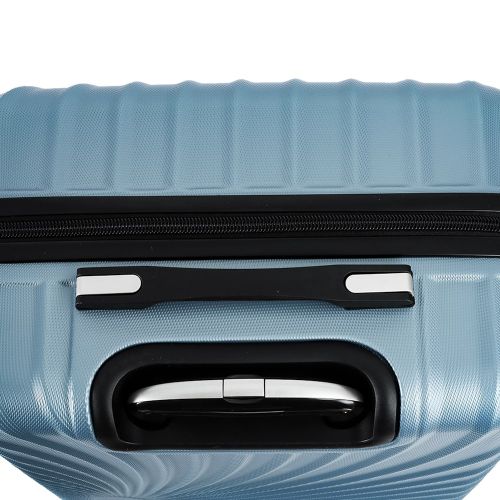 Чемодан малый для ручной клади S Madisson Snowball 44603 поликарбонат Голубой