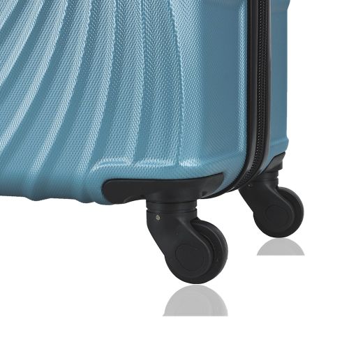 Чемодан малый для ручной клади S Madisson Snowball 44603 поликарбонат Голубой