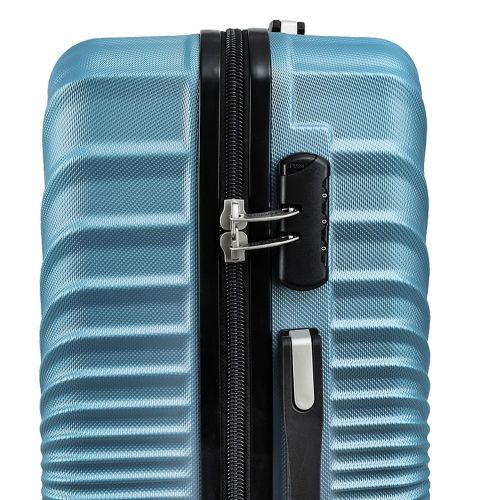 Чемодан средний M Madisson Snowball 44603 поликарбонат Голубой