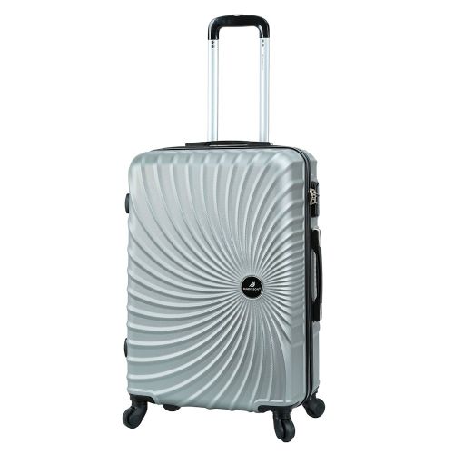 Чемодан средний M Madisson Snowball 44603 поликарбонат Серебряный