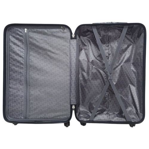 Чемодан средний M Madisson Snowball 44603 поликарбонат Серебряный