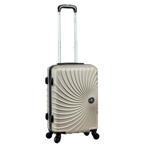 Чемодан малый для ручной клади S Madisson Snowball 44603 поликарбонат Шампань