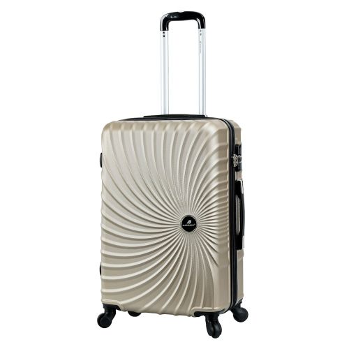 Чемодан средний M Madisson Snowball 44603 поликарбонат Шампань