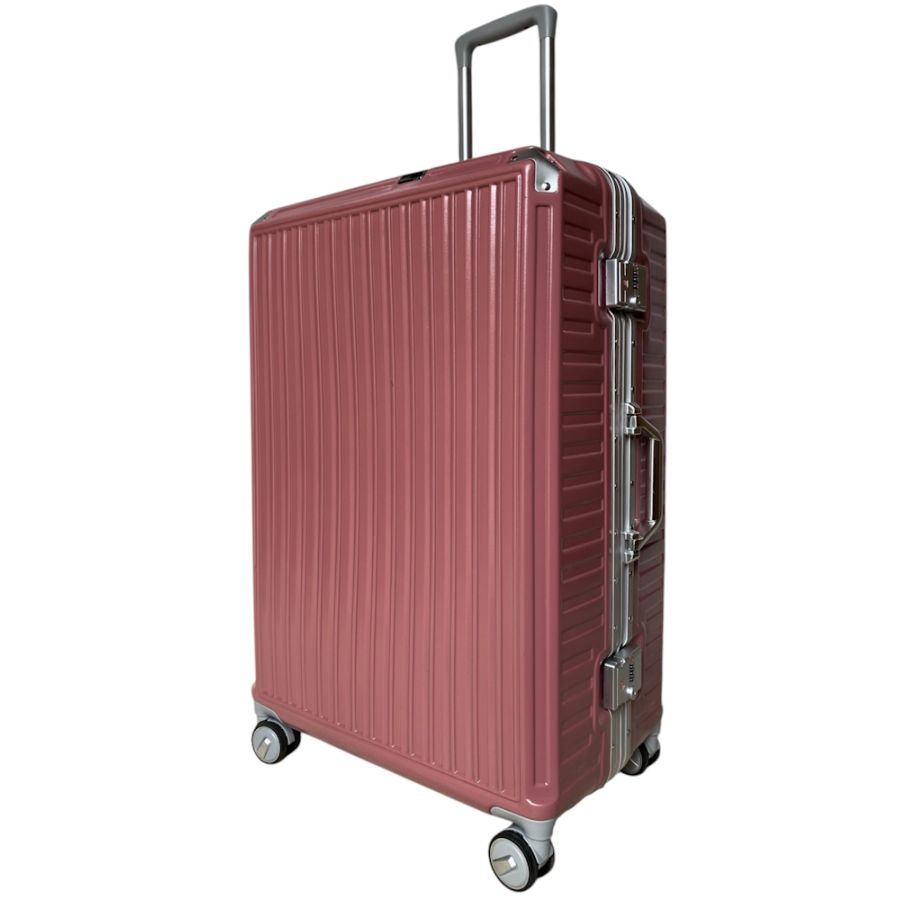 Чемодан большой L Milano bag 013 поликарбонат Розовое золото